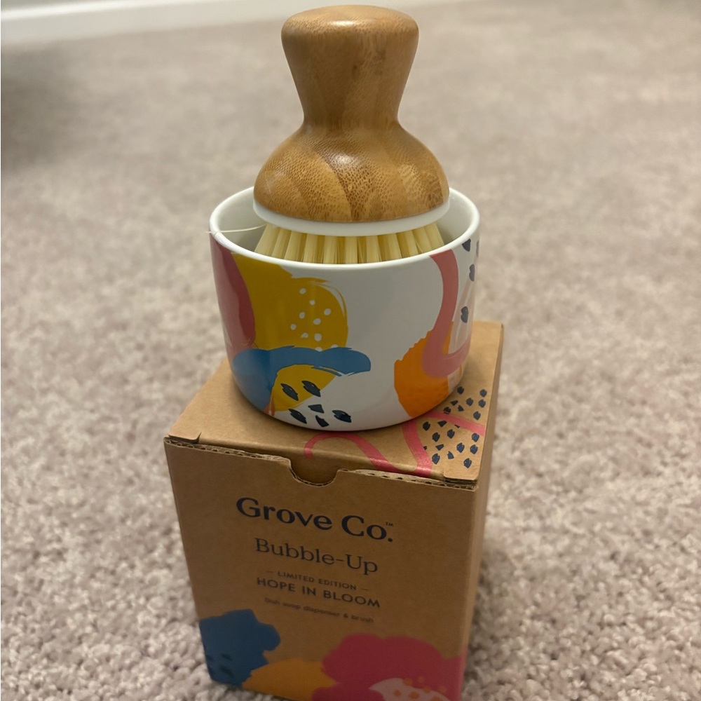 Grove Co. Bubble-Up Dish Brush Set - Limited Edition